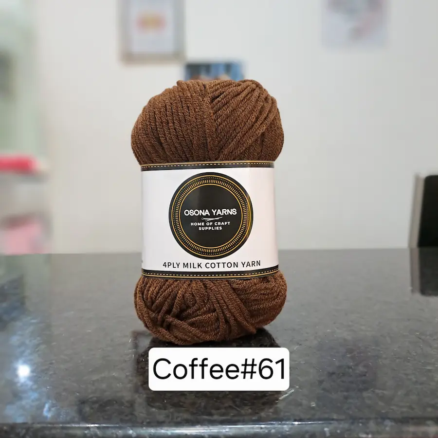 Milk cotton 4ply coffee