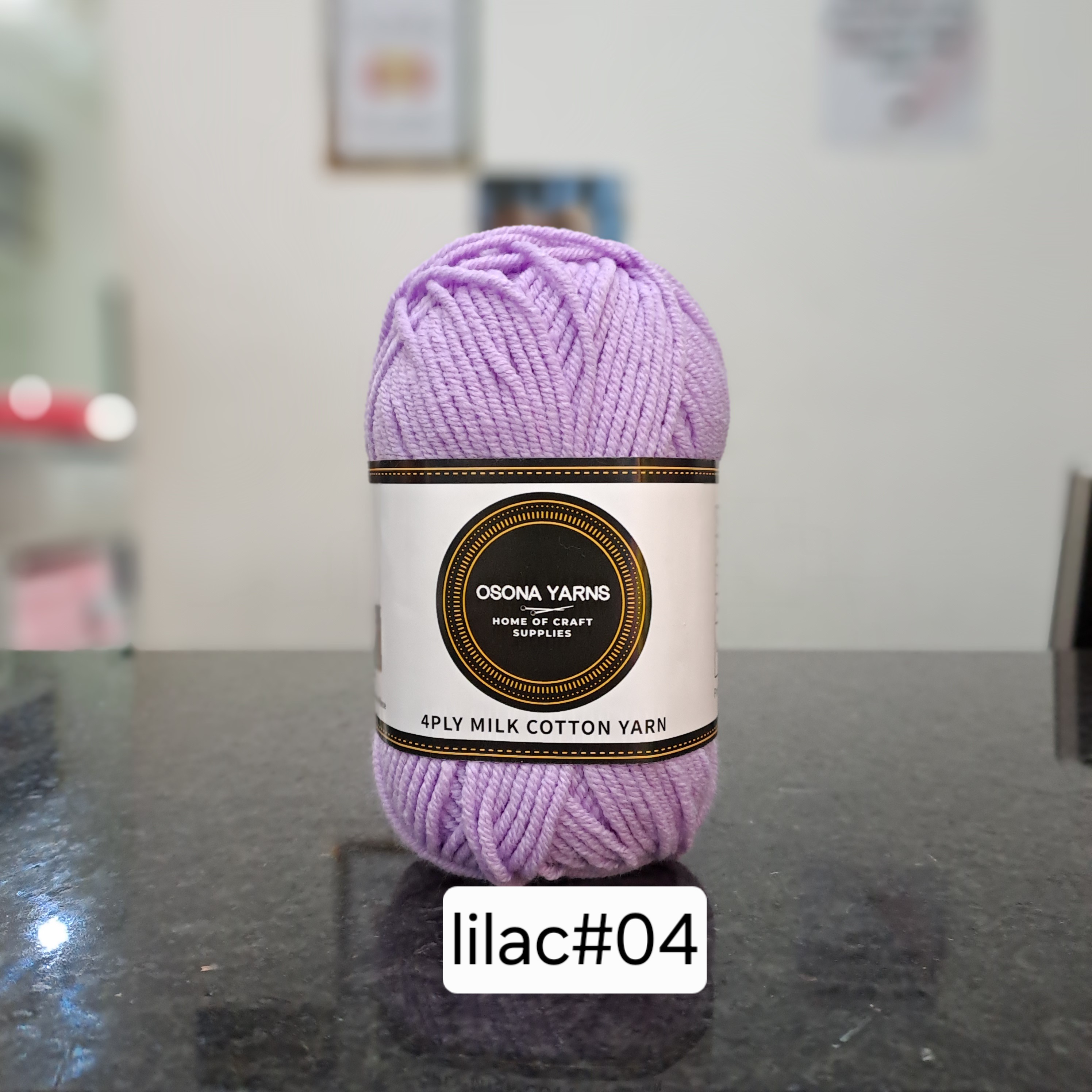 Milk cotton 4ply lilac