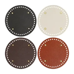 Pu leather circular base